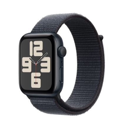 Picture of Apple Watch SE (2024) 44mm GPS Midnight Alu Case/Ink Sport Loop, mxep3qv/a