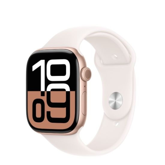 Picture of Apple Watch S10 GPS 42mm Rose Gold Alu Case/Light Blush Sport Band - S/M mwwh3qv/a