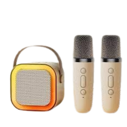 Picture of Karaoke bluetooth zvučnik sa 2 mikrofona P8, Bež